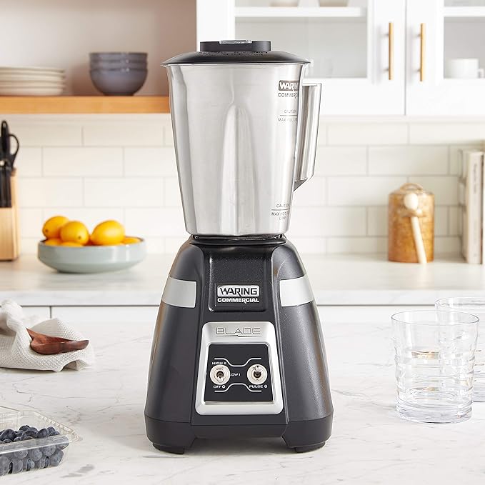 Waring Commercial BB300S 1-Hp bar Blender, Black 48 oz
