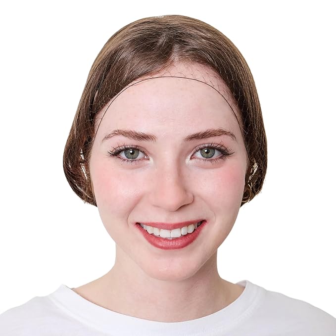 Hair Net Tiny Mesh Bouffant/Large Size, Medium Brown,1 Net Per Pack [Pack of 12]