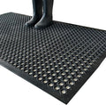 Uniboho Outdoor Rubber Floor Mats Anti Slip Restaurant Commercial Kitchen Mat Rubber Drainage Mat 60 x 35 Heavy Duty Door Mat for Garage Garden Indoor Outside Industral Pool Entrance Bar Wet Area