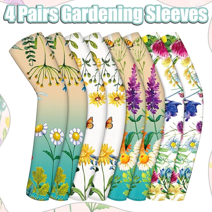 YUNVI Gardening Sleeves Farm Sun Protection Cooling Arm Sleeves to Cover Arm for Women