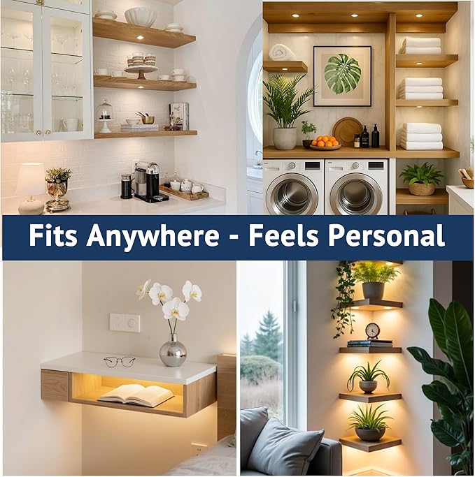 V4light Smart Plug-in Light Pucks, Under Counter Lighting for Kitchen & Display Shelves, Works with Alexa & Google Assistant, App, Voice,Remote & Hand Control, Dimmable & Adjustable Warm to Cool Light