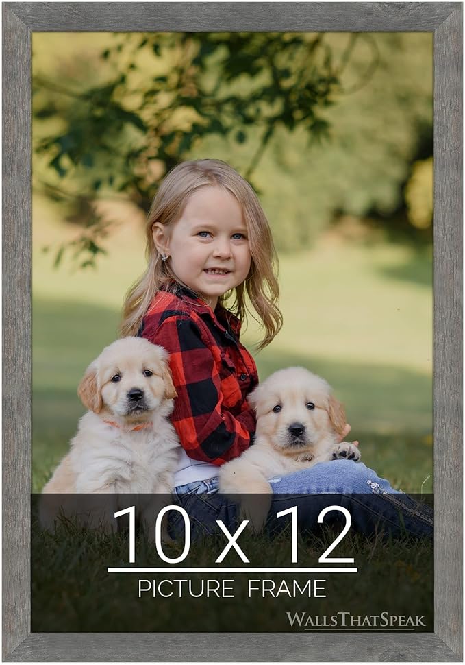 wallsthatspeak 10x12 American Barn Picture Frame for Puzzles Posters Photos or Artwork