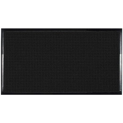 Guardian WaterGuard Indoor/Outdoor Wiper Scraper Floor Mat, Rubber/Nylon, 3'x12', Brown