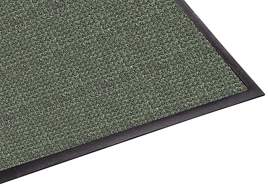 Guardian WaterGuard Indoor/Outdoor Wiper Scraper Floor Mat, Rubber/Nylon, 3'x14', Green
