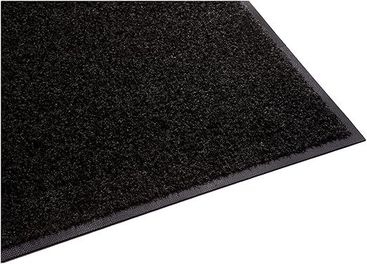 Guardian 94061935 Platinum Series Indoor Wiper Floor Mat, Rubber with Nylon Carpet, 6'x19', Black
