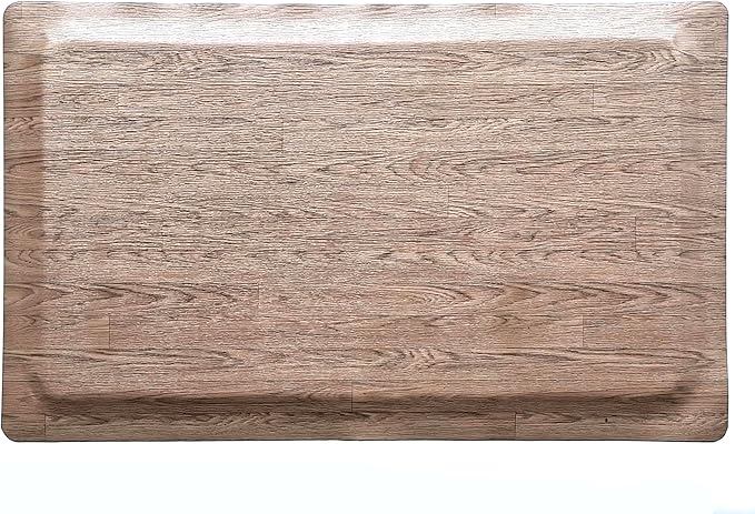 Rhino Mats, Softwoods Anti Fatigue Floor Mat, Commercial Grade Kitchen Mat, Standing Desk Mat, Office, Garage or Anywhere, Standing Comfort. (Driftwood, 3' x 4' x 7/8")