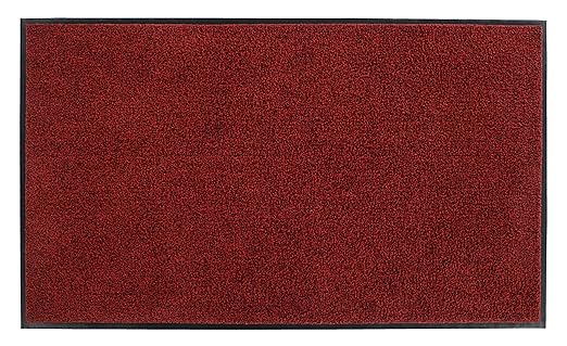Guardian Platinum Series Indoor Wiper Floor Mat, Rubber with Nylon Carpet, 2'x3', Brown