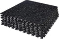 Sivan Fitness 1/2" Thick Rubber Top High-Density EVA Foam Gym Flooring for Home Gym - 48 Sq Ft Exercise Mat Tiles for Workout, Yoga, MMA, Heavy Exercise Equipment Mat - 12 Interlocking Gym Floor Mat