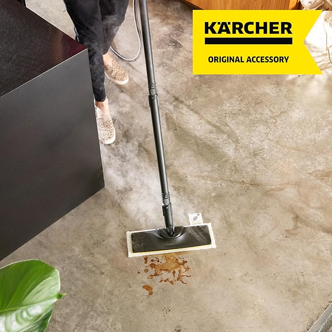 Kärcher Steam Cleaner Floor Pads, Microfiber - Designed for Karcher SC3 Steam Cleaner Floor Nozzle - for Power Steamers - 2 Pack