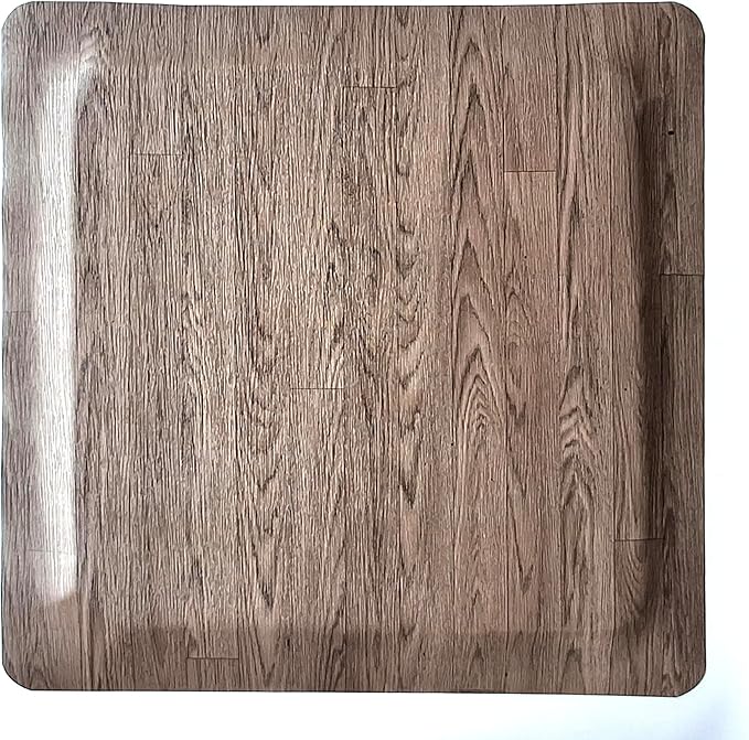 Rhino Mats, Softwoods Anti Fatigue Floor Mat, Commercial Grade Kitchen Mat, Standing Desk Mat, Office, Garage or Anywhere, Standing Comfort. (Driftwood, 3' x 3' x 1/2")