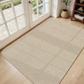 Ultra Thin Door Mat Indoor Entrance 36"x59", Low-Profile Indoor Door Mat, Large Non Slip Entry Mat Rubber Backing Unique Herringbone Design Inside Doormat Dirt Trapper Entryway Mats, Beige