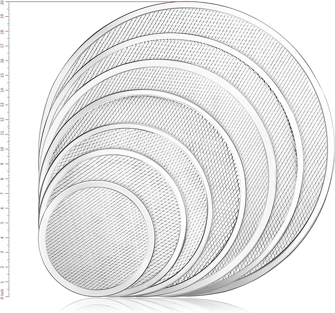 New Star Foodservice Restaurant-Grade Aluminum Pizza Baking Screen, Seamless (20-Inch (Pack of 1))