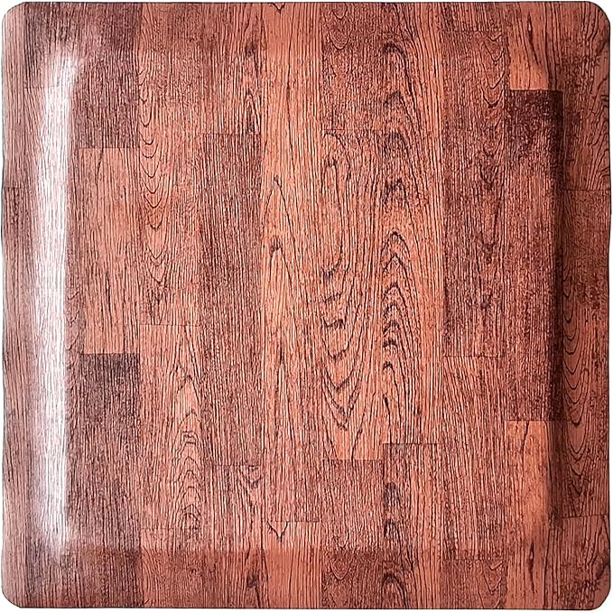 Rhino Mats, Softwoods Anti Fatigue Floor Mat, Commercial Grade Kitchen Mat, Standing Desk Mat, Office, Garage or Anywhere, Standing Comfort. (Oak, 3' x 3' x 1/2")