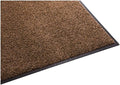 Guardian Platinum Series Indoor Wiper Floor Mat, Rubber with Nylon Carpet, 2'x11', Brown