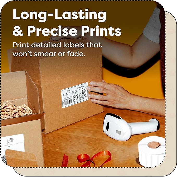 Aegis Adhesives - 3" X 1" Direct Thermal Labels (12 Rolls, 1300 Labels/Roll) for Barcodes, Address - Perforated, Compatible with Rollo, Zebra, and Other Desktop Label Printers