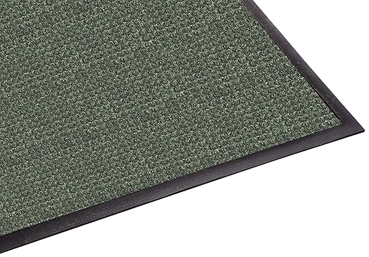 Guardian WaterGuard Indoor/Outdoor Wiper Scraper Floor Mat, Rubber/Nylon, 3'x16', Green