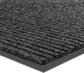 Front Door Mat, Heavy Duty Indoor Outdoor Doormat for Entryway, 72" x 48" Low Profile Outdoor Mats for Home Entrance, Stain and Fade Resistant Welcome Mat for High Traffic Area, Black