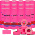 Perco 1 Line Fluorescent Pink Labels - Case of 30 Sleeves, 240,000 Blank Pricing Labels for Perco Lite, X, Plus and Pro 1 Line Price and Date Guns