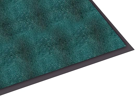 Guardian Silver Series Indoor Walk-Off Floor Mat, Vinyl/Polypropylene, 3'x6', Green