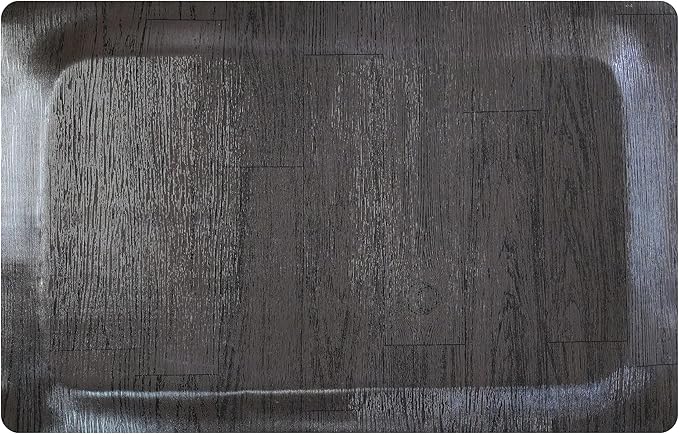 Rhino Mats, Softwoods Anti Fatigue Floor Mat, Commercial Grade Kitchen Mat, Standing Desk Mat, Office, Garage or Anywhere, Standing Comfort. (Black Walnut, 3' x 5' x 7/8")