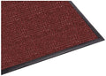 Guardian WaterGuard Indoor/Outdoor Wiper Scraper Floor Mat, Rubber/Nylon, 4'x16', Red