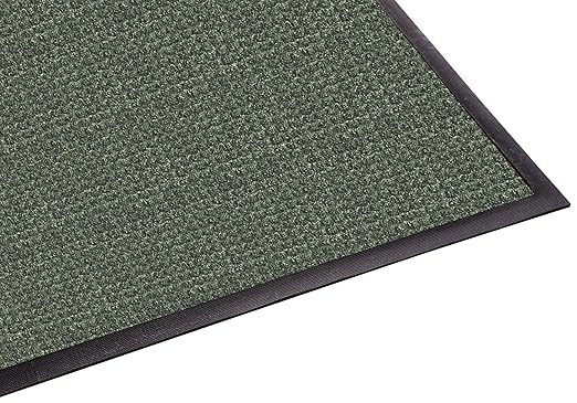 Guardian WaterGuard Indoor/Outdoor Wiper Scraper Floor Mat, Rubber/Nylon, 3'x20', Green