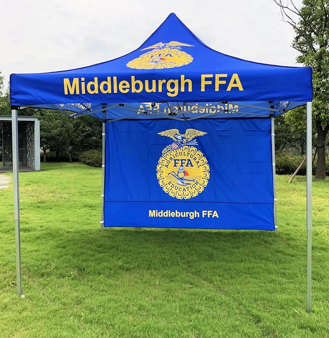 Custom Canopy Tent 10x10 with Logo, Custom Pop up Tent for Trade Show, Customized Canopy with Personalized Logo for Advertising Event, Farmer Market, Business Branding