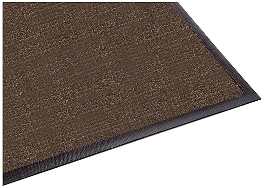 Guardian Floor Protection WG031414 WaterGuard Indoor/Outdoor Wiper Scraper Floor Mat, Rubber/Nylon, 3' Length, 14' Width, Brown
