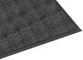 Guardian Silver Series Indoor Walk-Off Floor Mat, Vinyl/Polypropylene, 3'x6', Black