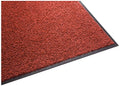 Guardian Platinum Series Indoor Wiper Floor Mat, Rubber with Nylon Carpet, 6'x18', Red