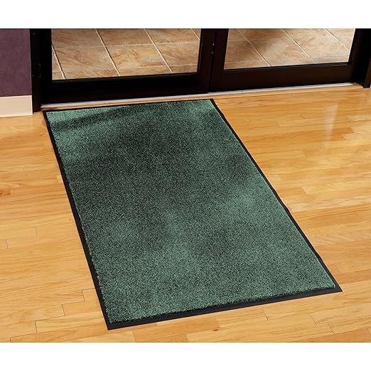 Guardian Silver Series Indoor Walk-Off Floor Mat, Vinyl/Polypropylene, 3'x10', Sable