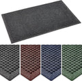 Ecomills Rubber Doormat, Extra Large, 36" x 60", Charcoal, XL, Absorbent Indoor Outdoor, Stain Resistant, Rubber Non Slip Backing, Heavy Duty, Durable