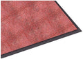 Guardian Silver Series Indoor Walk-Off Floor Mat, Vinyl/Polypropylene, 3'x6', Black/Red