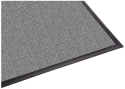 Guardian WaterGuard Indoor/Outdoor Wiper Scraper Floor Mat, Rubber/Nylon, 6'x20', Grey