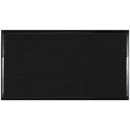 Guardian WaterGuard Indoor/Outdoor Wiper Scraper Floor Mat, Rubber/Nylon, 4'x8', Brown