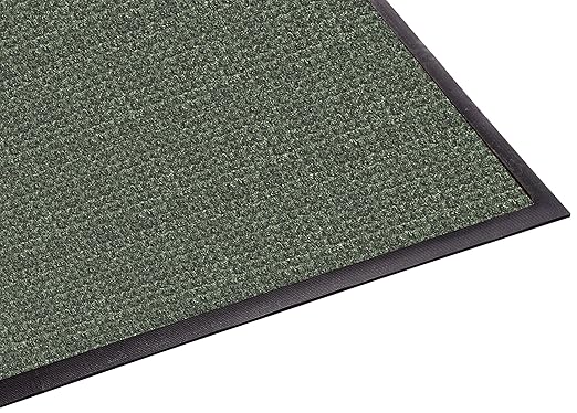 Guardian WaterGuard Indoor/Outdoor Wiper Scraper Floor Mat, Rubber/Nylon, 4'x20', Green
