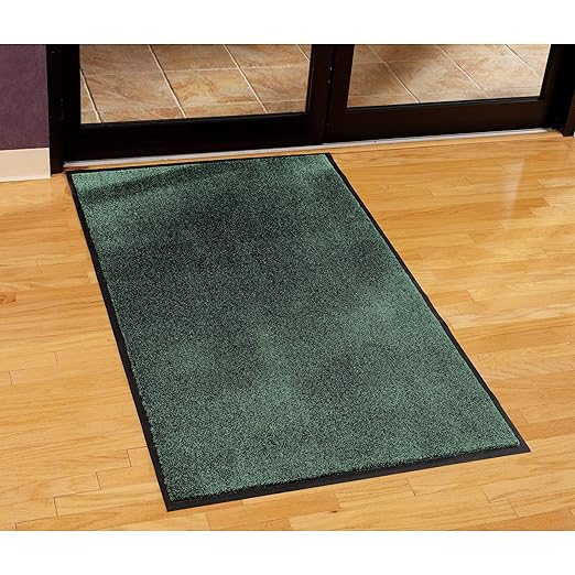 Guardian Silver Series Indoor Walk-Off Floor Mat, Vinyl/Polypropylene, 3'x5', Charcoal
