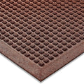 Ecomills Rubber Doormat, Medium, 24" x 36", Brown, Large, Absorbent Indoor Outdoor, Stain Resistant, Rubber Non Slip Backing, Heavy Duty, Durable